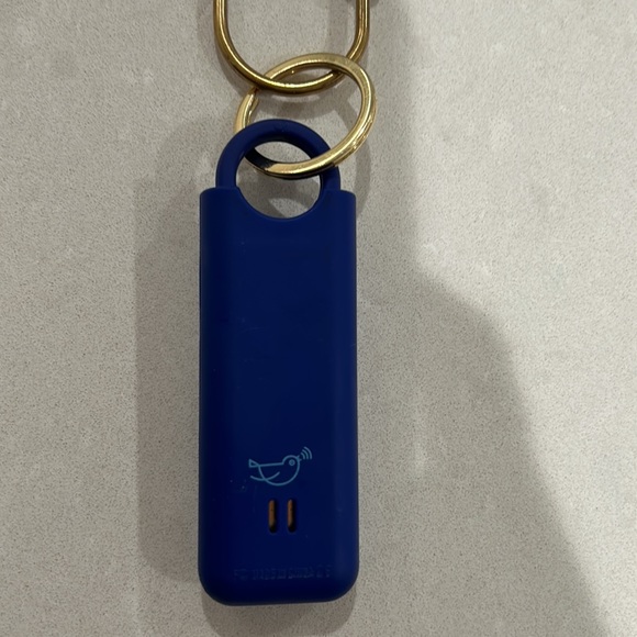 Other Birdie Safe Alarm Keychain Blue And Gold Poshmark